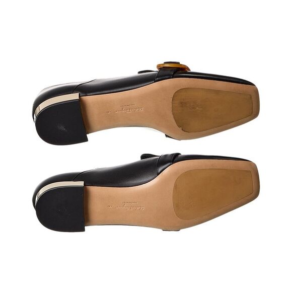 Ferragamo Wang Leather Loafer (Authentic Pre-Loved), Black - Picture 4 of 5